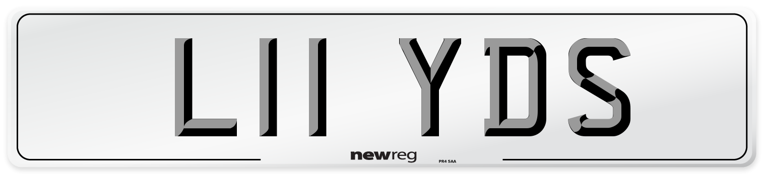 L11 YDS Number Plate from New Reg